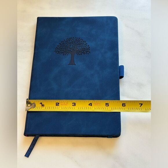 Navy Journal with Tree Image and Lined Pages - Picture 9 of 10